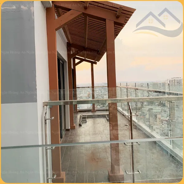 Lam Trụ Pergola Gỗ Nhựa Ngoài Trời Kosmos T120 x 120 Light Wood