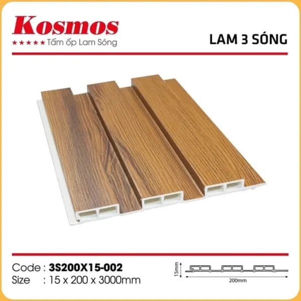Lam 3 Sóng Thấp Kosmos 3S200X15-002