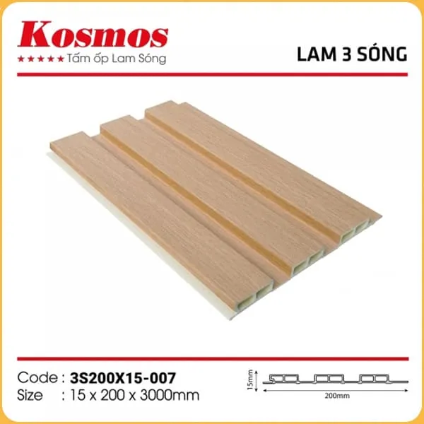 Lam 3 Sóng Thấp Kosmos 3S200X15-007