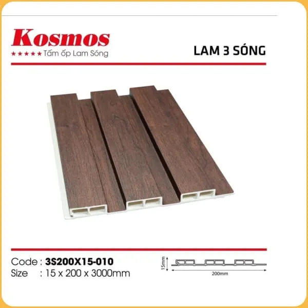 Lam 3 Sóng Thấp Kosmos 3S200X15-010