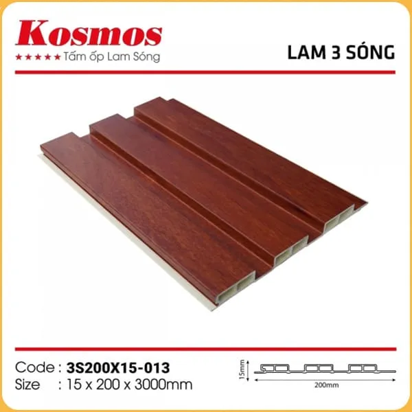 Lam 3 Sóng Thấp Kosmos 3S200X15-013