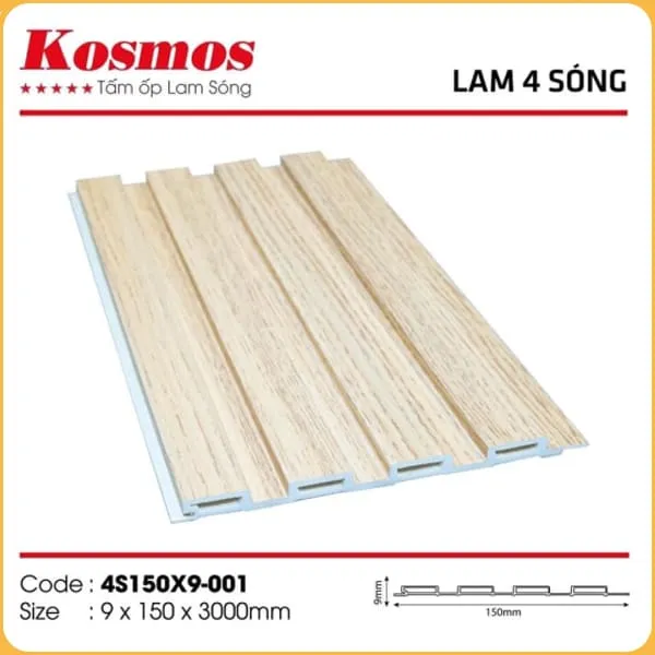 Lam 4 Sóng Thấp Kosmos 4S150X9-001