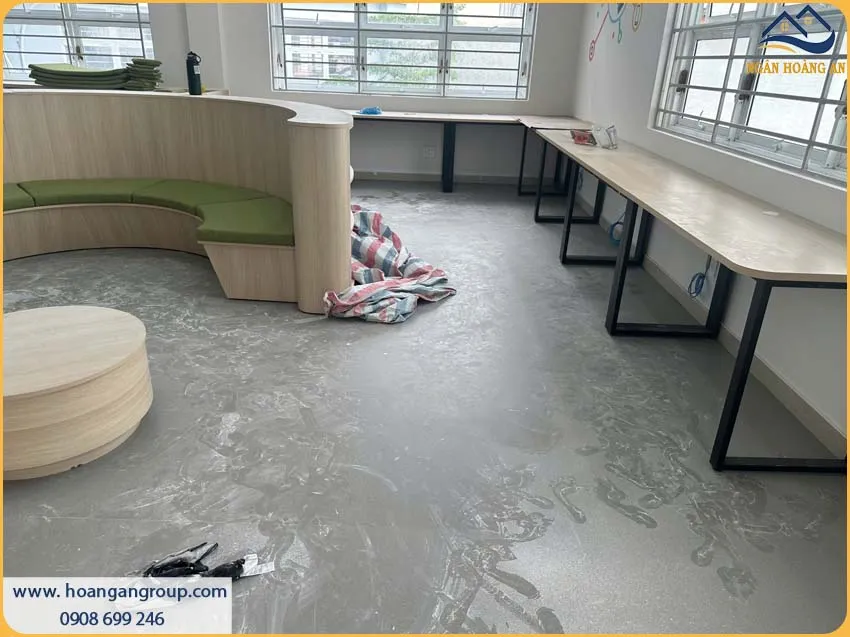 Sàn Nhựa Giả Bê Tông Dán Keo MsFloor 33322 Dày 3mm