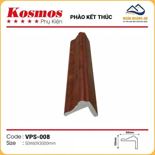 Phào Kết Thúc Trang Trí Lam Sóng Nano Kosmos UVPS