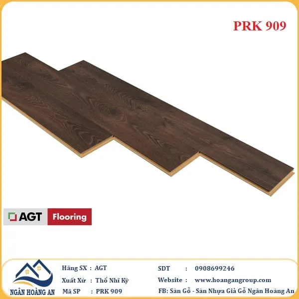 Sàn Gỗ Công Nghiệp AGT Effect PRK909 12mm