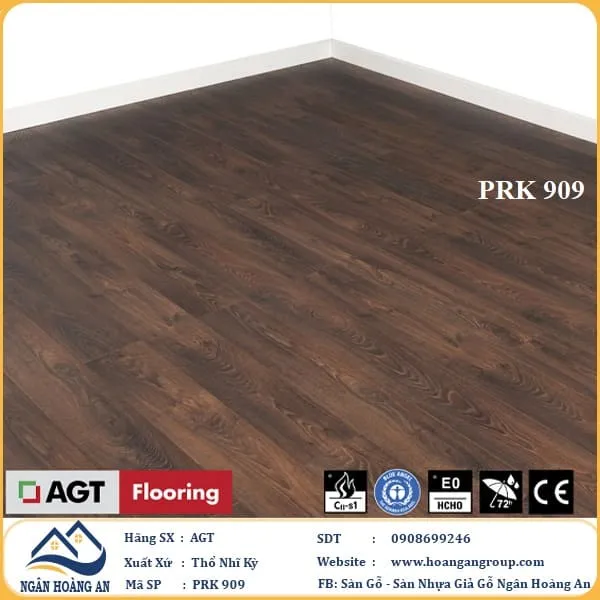Sàn Gỗ Công Nghiệp AGT Effect PRK909 12mm