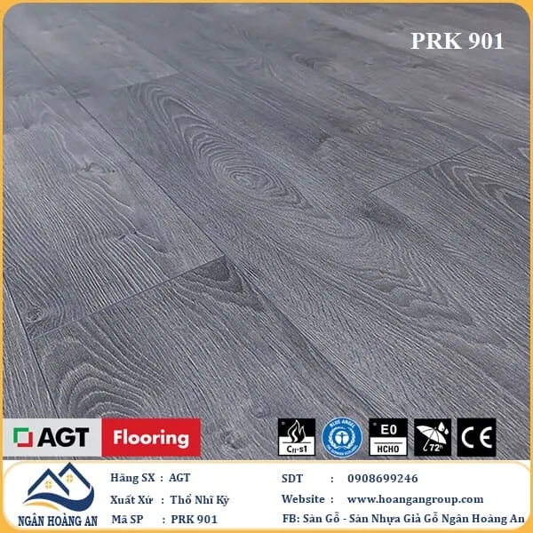 Sàn Gỗ Công Nghiệp AGT Effect PRK901 12mm