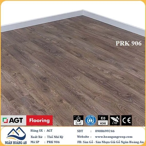 Sàn Gỗ Công Nghiệp AGT Effect PRK906 12mm