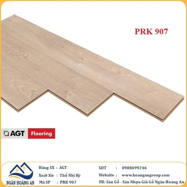 Sàn Gỗ Công Nghiệp AGT Effect PRK907 12mm