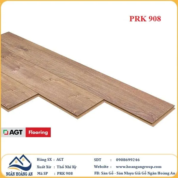 Sàn Gỗ Công Nghiệp AGT Effect PRK908 12mm