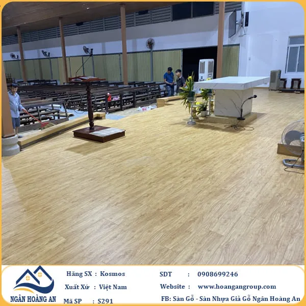 Sàn Gỗ Công Nghiệp Kosmos Dày 8mm S291