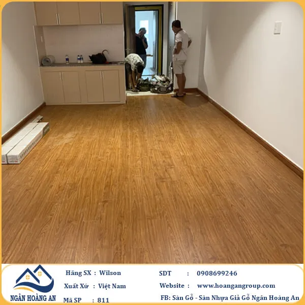 Sàn Gỗ Công Nghiệp Wilson 811 12mm