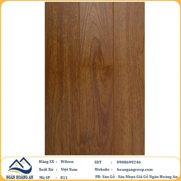 Sàn Gỗ Công Nghiệp Wilson 811 12mm