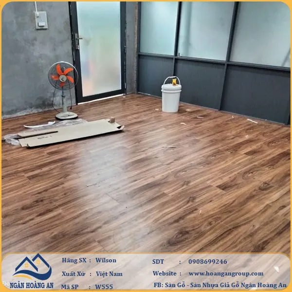 Sàn Gỗ Công Nghiệp Wilson W555 8mm