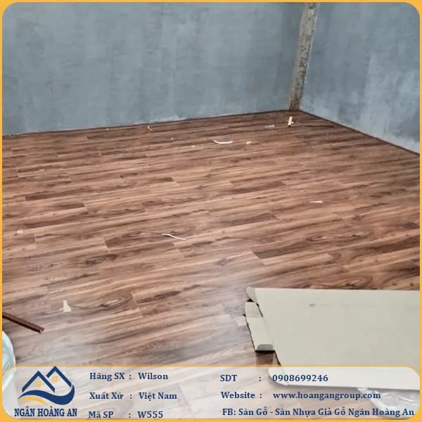 Sàn Gỗ Công Nghiệp Wilson W555 8mm