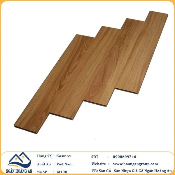 Sàn Gỗ Công Nghiệp Kosmos M198 Dày 8mm