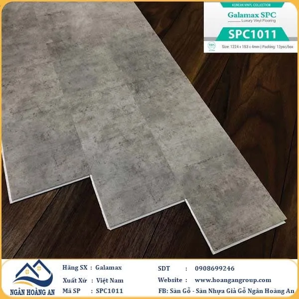 Sàn Nhựa Giả Bê Tông Galamax SPC1011