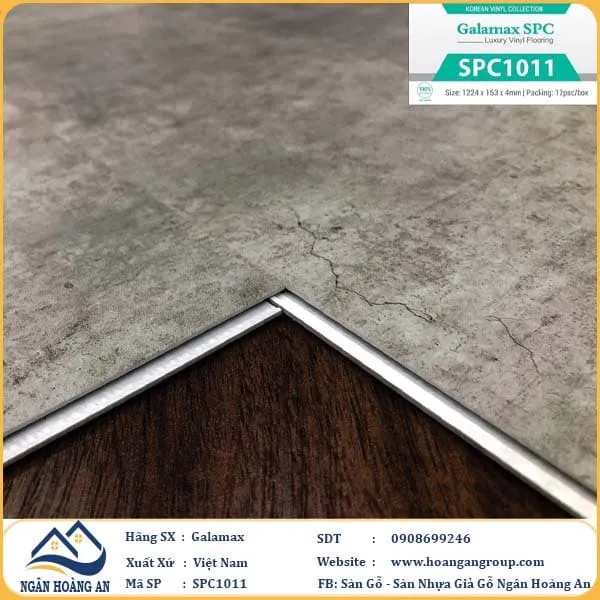 Sàn Nhựa Giả Bê Tông Galamax SPC1011