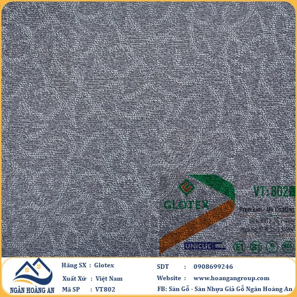 Sàn Nhựa Hèm Khóa Giả Vân Thảm Glotex VT802