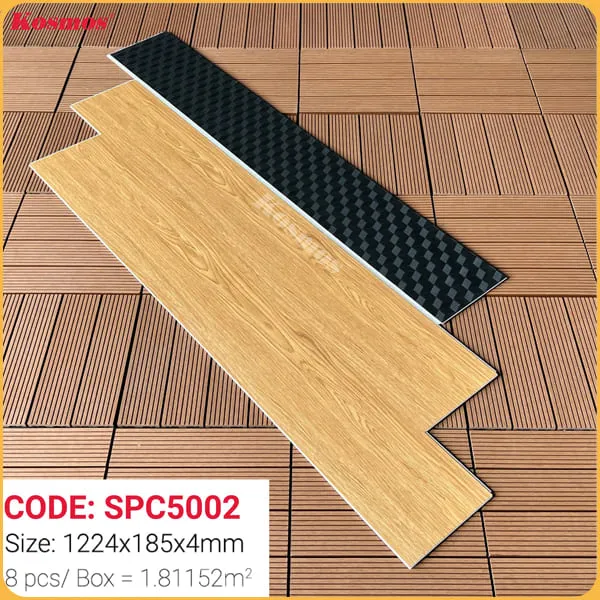 Sàn Nhựa Giả Gỗ Hèm Khóa Kosmos SPC5002