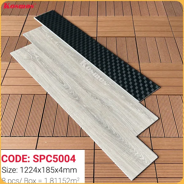 Sàn Nhựa Giả Gỗ Hèm Khóa Kosmos SPC5004