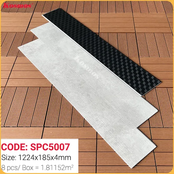 Sàn Nhựa Giả Bê Tông Hèm Khóa Kosmos SPC5007