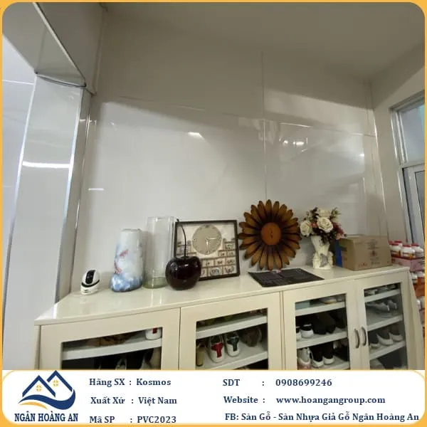 Tấm Nhựa Ốp Tường Giả Vân Đá Kosmos PVC2023 Dày 2.8mm