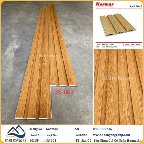 Lam 3 Sóng Thấp Kosmos 3S200X15-003