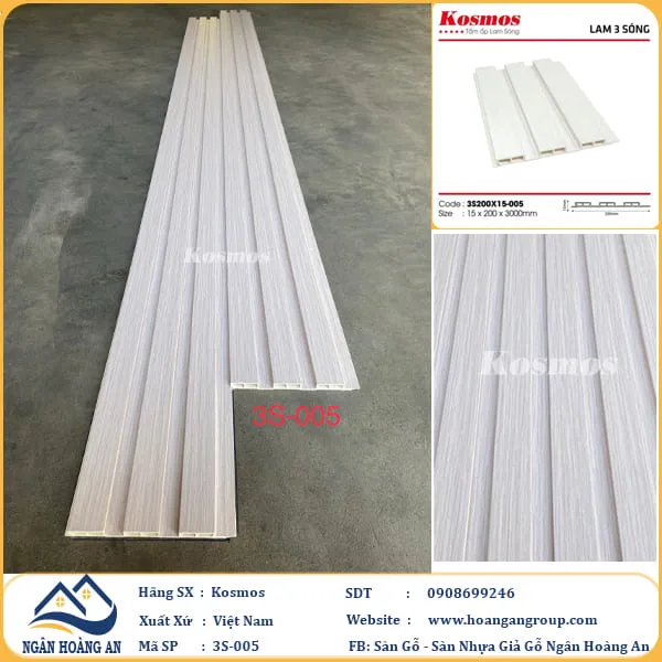 Lam 3 Sóng Thấp Kosmos 3S200X15-005
