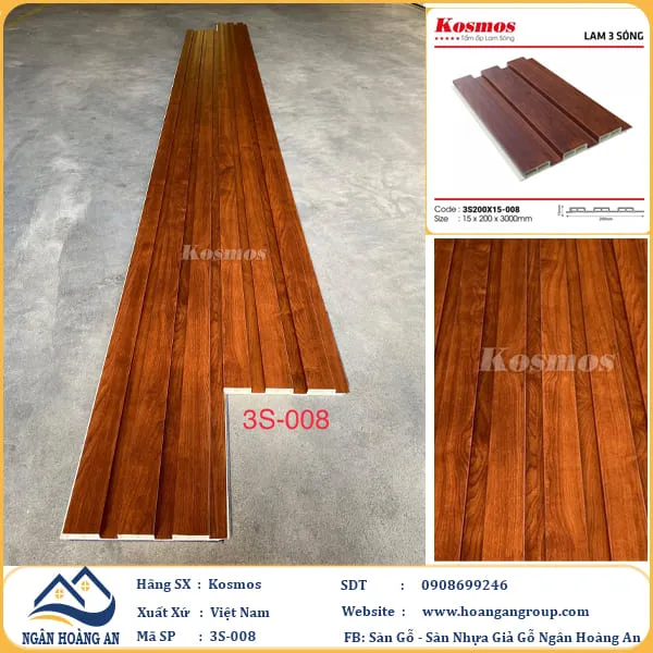 Lam 3 Sóng Thấp Kosmos 3S200X15-008