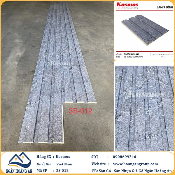 Lam 3 Sóng Thấp Kosmos 3S200X15-012