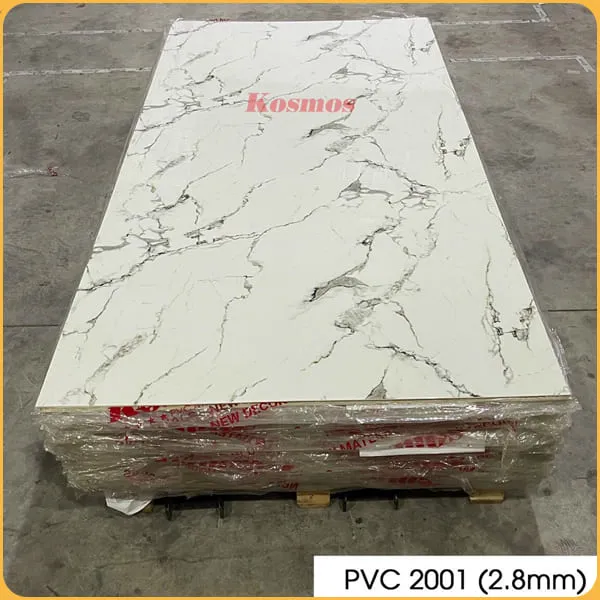 Tấm Nhựa Ốp Tường PVC Giả Vân Đá Kosmos Dày 2.8mm