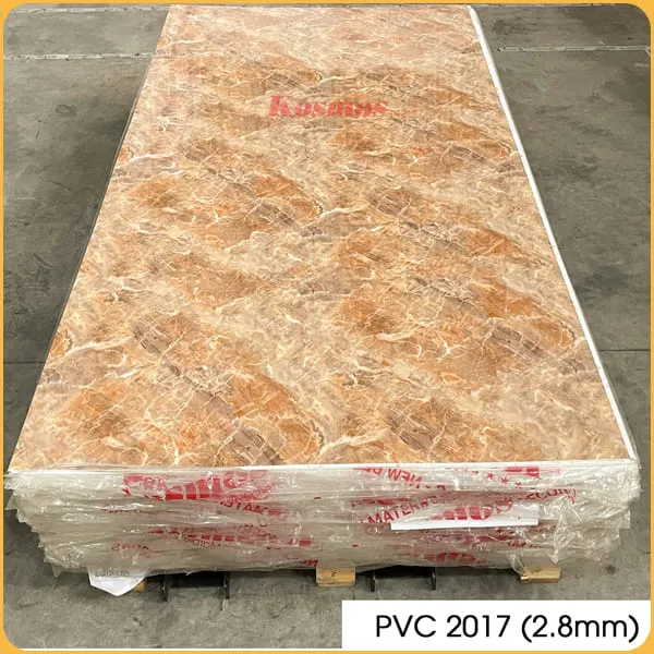 Tấm Nhựa Ốp Tường PVC Giả Vân Đá Kosmos PVC2017 Dày 2.8mm