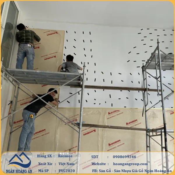 Tấm Nhựa Ốp Tường Giả Vân Đá Kosmos PVC2020