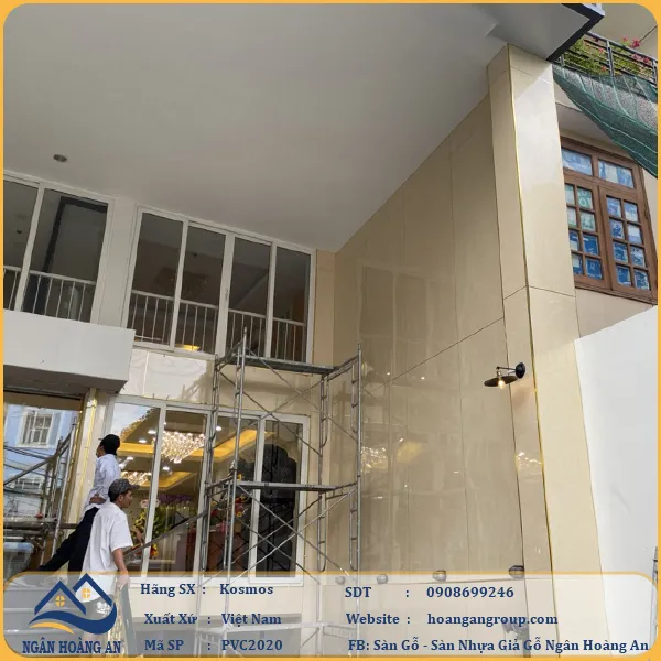 Tấm Nhựa Ốp Tường Giả Vân Đá Kosmos PVC2020