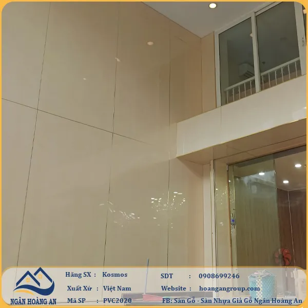 Tấm Nhựa Ốp Tường Giả Vân Đá Kosmos PVC2020