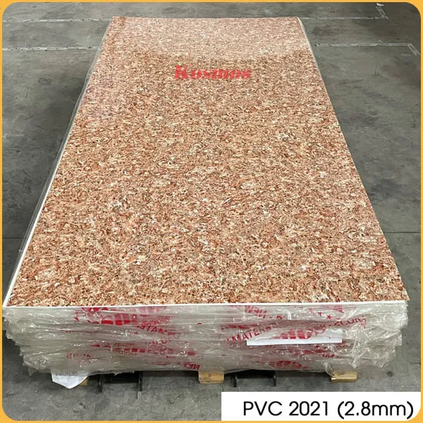 Tấm Nhựa Ốp Tường PVC Giả Vân Đá Kosmos PVC2021 Dày 2.8mm