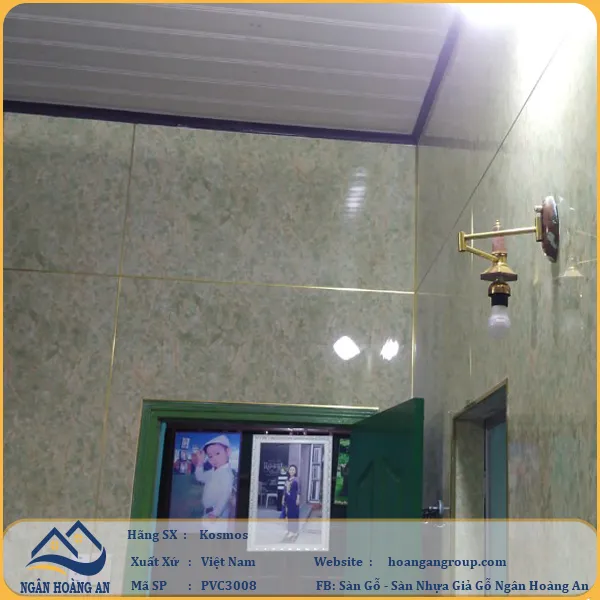 Ốp Tường PVC Giả Đá Kosmos PVC3008 Dày 3.2mm