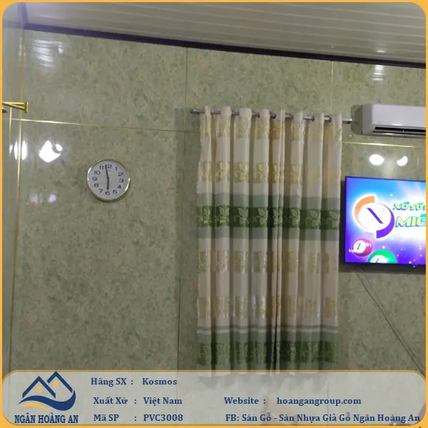 Ốp Tường PVC Giả Đá Kosmos PVC3008 Dày 3.2mm