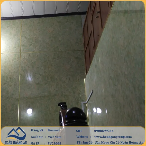 Ốp Tường PVC Giả Đá Kosmos PVC3008 Dày 3.2mm