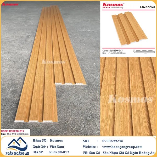 Lam 3 Sóng Thấp Kosmos K3S200-017