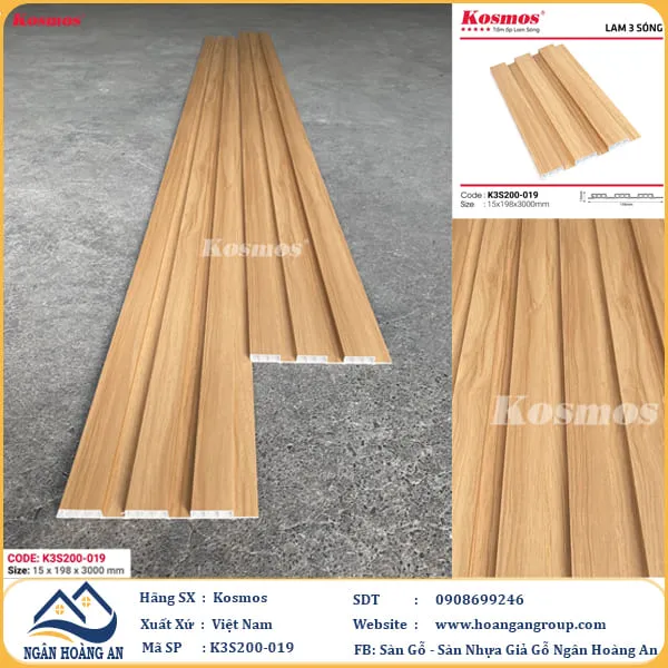 Lam 3 Sóng Thấp Kosmos K3S200-019