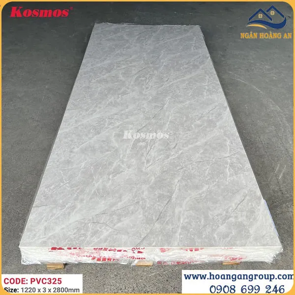 Tấm Nhựa Ốp Tường PVC Giả Bê Tông Kosmos PVC325 Dày 3mm