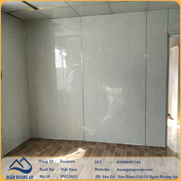 Ốp Tường PVC Giả Đá Kosmos PVC2012 Dày 2.8mm