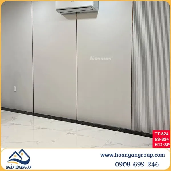 Tấm Ốp Than Tre Kosmos 8mm Vân Vải TT-824