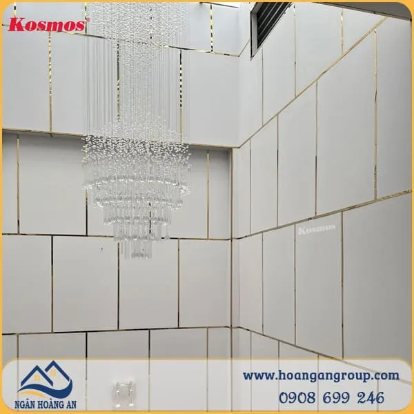 Tấm Ốp Than Tre Kosmos 8mm Vân Vải TT-824