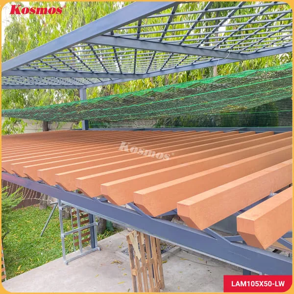 Thanh Lam Gỗ Nhựa Ngoài Trời Kosmos L105x50 Light Wood