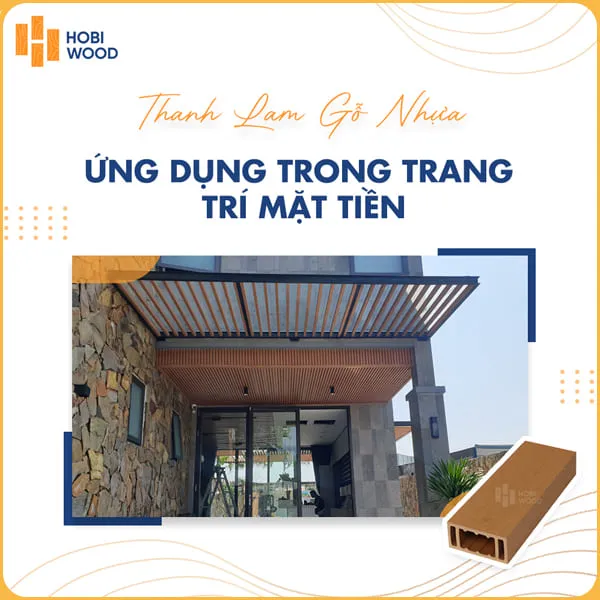 Thanh Lam Gỗ Nhựa Ngoài Trời Hobi Wood 105 x 50 Vibrant Yellow