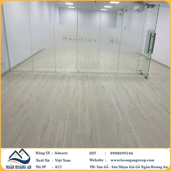 Sàn Nhựa Dán Keo Aimaru A22 Dày 2mm