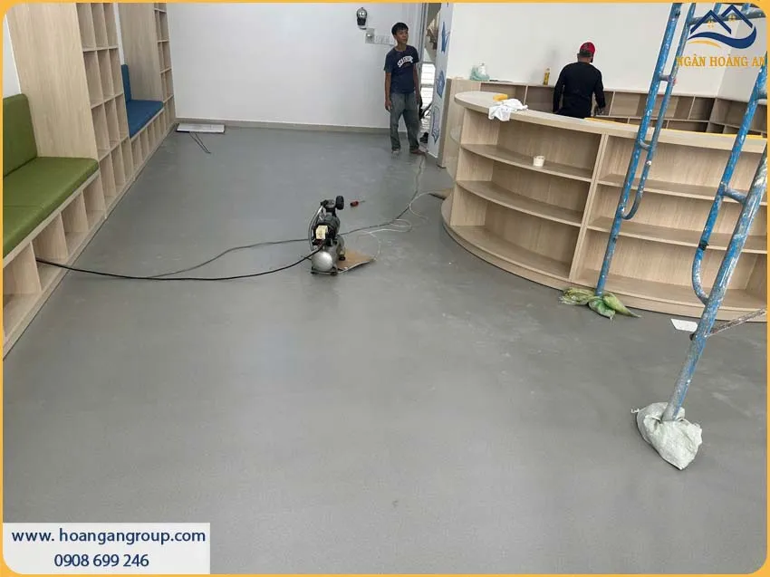 Sàn Nhựa Giả Bê Tông Dán Keo MsFloor 33322 Dày 3mm